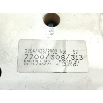 Recambio de cuadro instrumentos para renault trafic (desde 5.89) p 1400 referencia OEM IAM 7700308313  