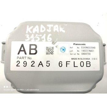 Recambio de modulo electronico para renault kadjar life referencia OEM IAM 292A56FL0B  