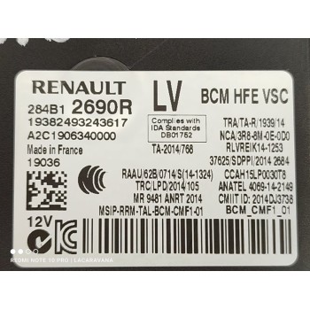 Recambio de centralita confort para renault kadjar life referencia OEM IAM 284B12690R  