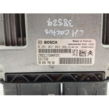 Recambio de centralita motor uce para citroën c4 cactus shine referencia OEM IAM 0281031043  