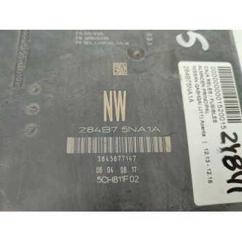 Recambio de caja reles / fusibles para nissan qashqai (j11) acenta referencia OEM IAM 284B75NA1A  