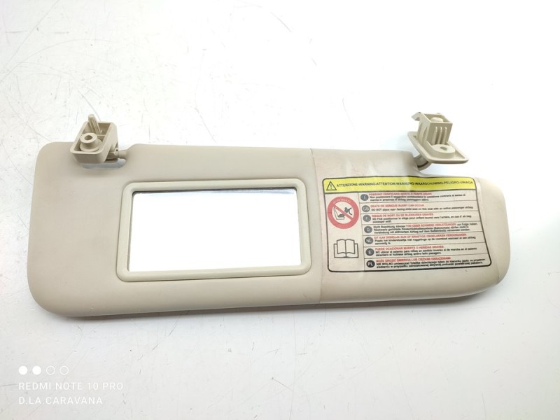 Recambio de parasol derecho para fiat 500 cabrio (150) pop referencia OEM IAM 735452613  
