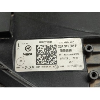 Recambio de faro izquierdo para volkswagen t-roc (d11) style referencia OEM IAM 2GA941005F  