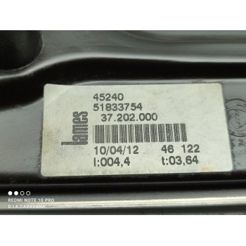 Recambio de elevalunas delantero izquierdo para lancia ypsilon (402) gold referencia OEM IAM 51833754  