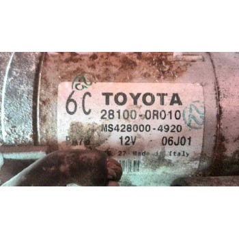 Recambio de motor arranque para toyota rav 4 (a3) 2.2 d-4d cat referencia OEM IAM   