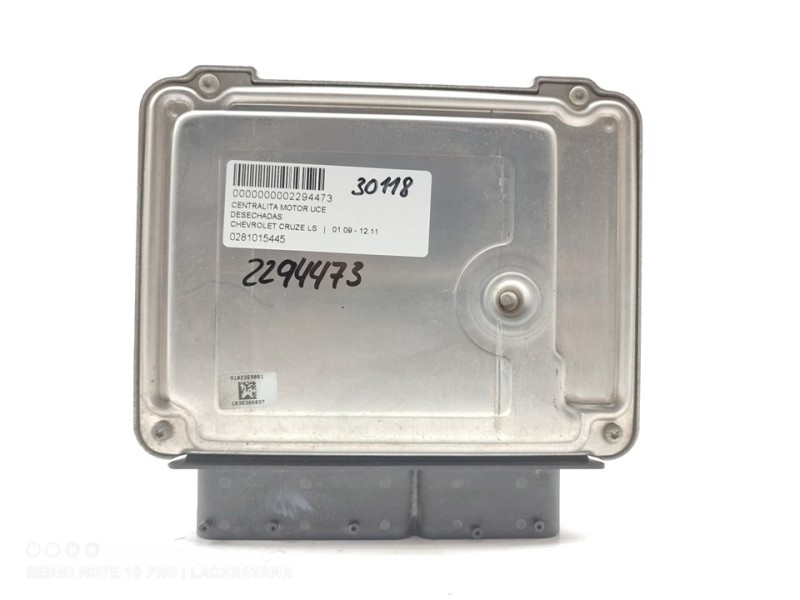 Recambio de centralita motor uce para chevrolet cruze ls referencia OEM IAM 0281015445  