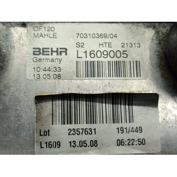 Recambio de enfriador aceite motor para bmw x3 (e83) 2.0d referencia OEM IAM 70310369  