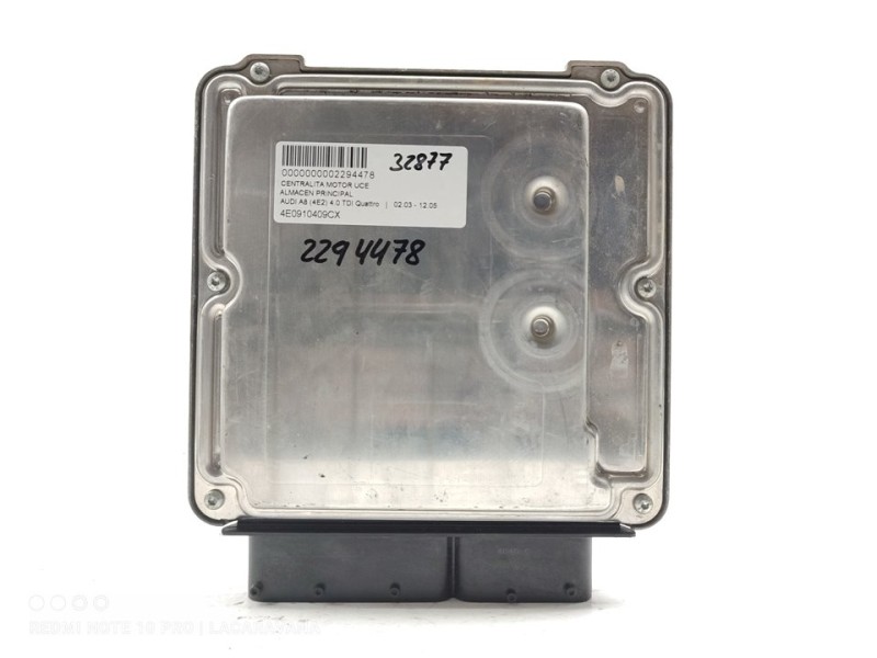 Recambio de centralita motor uce para audi a8 (4e2) 4.0 tdi quattro referencia OEM IAM 4E0910409CX  