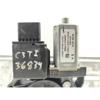 Recambio de elevalunas trasero izquierdo para citroën c3 c-series referencia OEM IAM 9813093080  