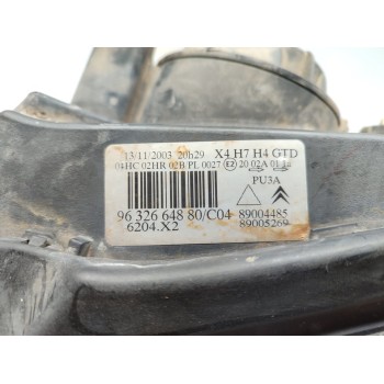 Recambio de faro izquierdo para citroën c5 berlina 2.0 hdi sx referencia OEM IAM 9632664880  