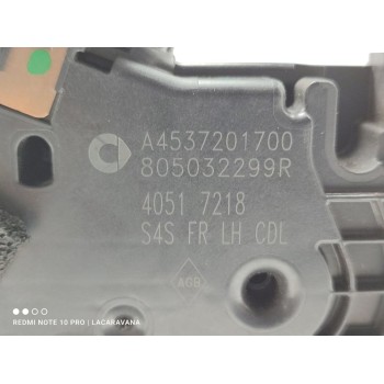 Recambio de cerradura puerta delantera izquierda para smart forfour basis (52kw) (453.042) referencia OEM IAM A4537201700  