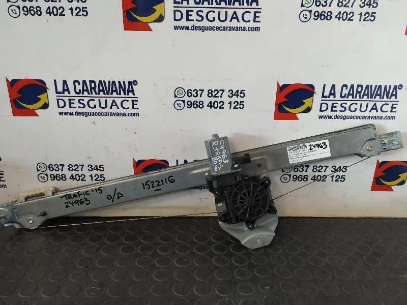 Recambio de elevalunas delantero derecho para renault trafic furgón l1h1 2,7t referencia OEM IAM 128001471B  