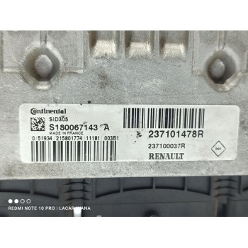 Recambio de centralita motor uce para renault megane iii sport tourer expression referencia OEM IAM 237101478R  