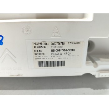 Recambio de cuadro instrumentos para peugeot 308 style referencia OEM IAM 9822776780  