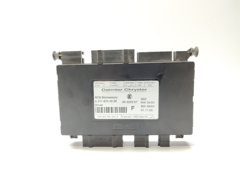 Recambio de modulo electronico para mercedes-benz clase m (w164) 320 / 350 cdi (164.122) referencia OEM IAM A2118704926  