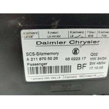 Recambio de mando elevalunas delantero derecho para mercedes-benz clase m (w164) 320 / 350 cdi (164.122) referencia OEM IAM A211
