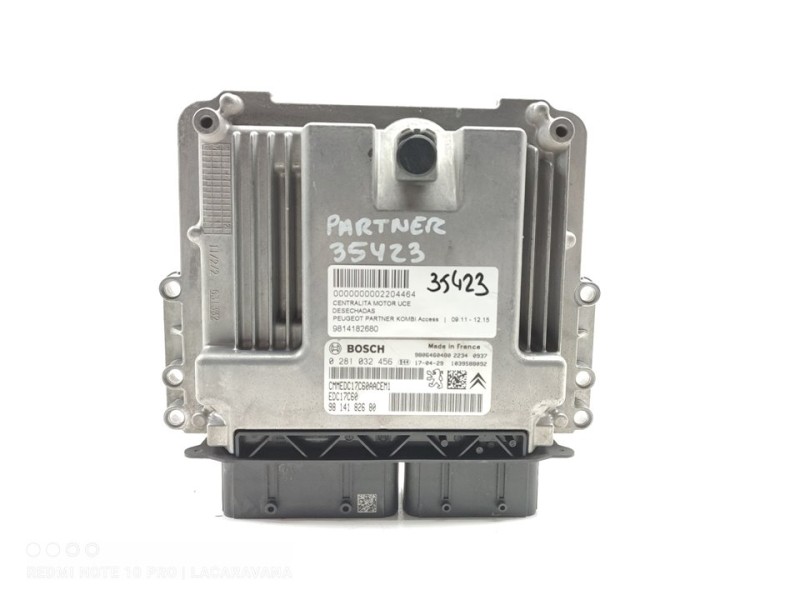 Recambio de centralita motor uce para peugeot partner kombi access referencia OEM IAM 9814182680  