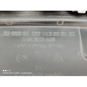 Recambio de rejilla delantera para skoda rapid active referencia OEM IAM 5JA853668  
