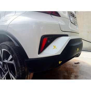 Recambio de paragolpes trasero para toyota c-hr hybrid active referencia OEM IAM 52159F4907  