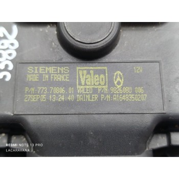 Recambio de ventilador calefaccion para mercedes-benz clase m (w164) 320 / 350 cdi (164.122) referencia OEM IAM A1648350207  