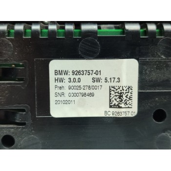 Recambio de mando climatizador para bmw serie 5 lim. (f10) 520d referencia OEM IAM 926375701  