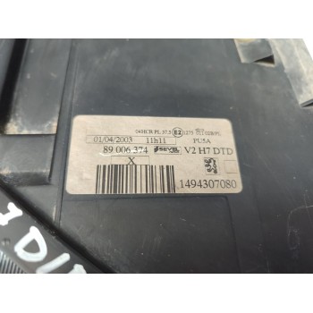 Recambio de faro derecho para peugeot 807 st pack referencia OEM IAM 1494307080  