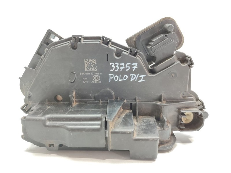 Recambio de cerradura puerta delantera izquierda para volkswagen polo edition referencia OEM IAM 5TB837015A  