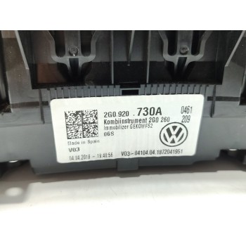 Recambio de cuadro instrumentos para volkswagen polo edition referencia OEM IAM 2G0920730A  