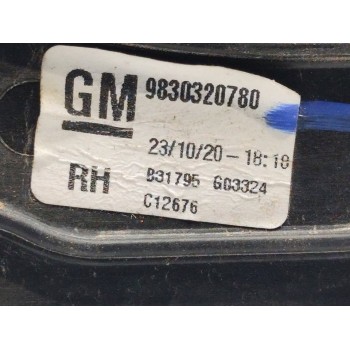 Recambio de elevalunas delantero derecho para opel grandland x ultimate referencia OEM IAM 9830320780  