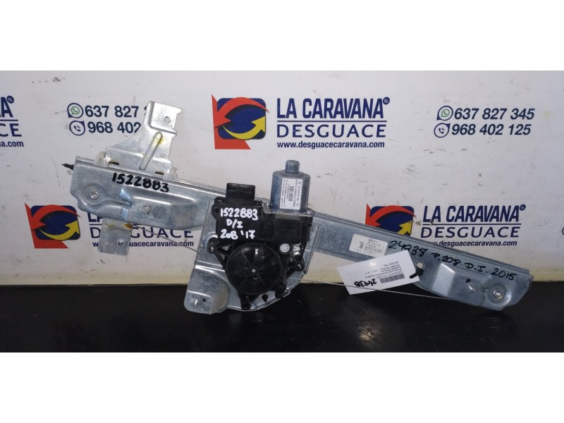 Recambio de elevalunas delantero izquierdo para peugeot 208 style referencia OEM IAM 9816401780  