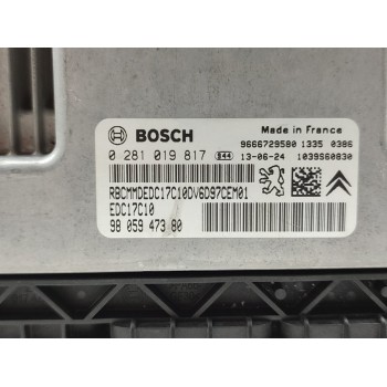 Recambio de centralita motor uce para peugeot partner kombi premium referencia OEM IAM 0281019817  