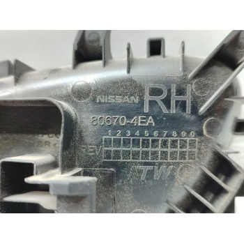 Recambio de maneta interior trasera derecha para nissan qashqai (j11) acenta referencia OEM IAM 806704EA1A  