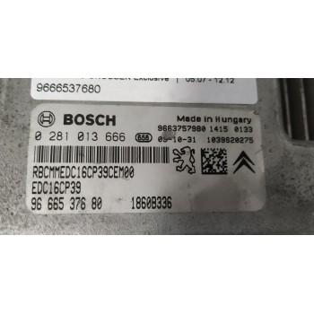 Recambio de centralita motor uce para citroën c-crosser exclusive referencia OEM IAM 9666537680  