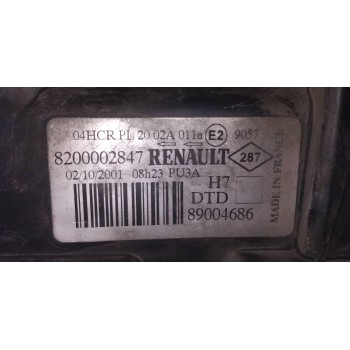 Recambio de faro derecho para renault laguna ii (bg0) referencia OEM IAM 8200002847  