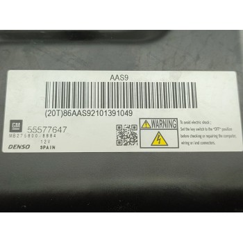 Recambio de centralita motor uce para opel astra j lim. cosmo referencia OEM IAM 55577647  