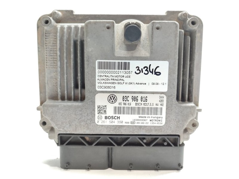 Recambio de centralita motor uce para volkswagen golf vi (5k1) advance referencia OEM IAM 03C906016  