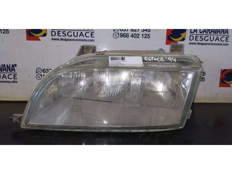 Recambio de faro izquierdo para renault espace (j63) 2.1 td helios referencia OEM IAM 89002588  