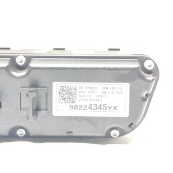 Recambio de mando climatizador para opel grandland x ultimate referencia OEM IAM 98224345YX  