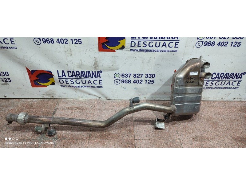 Recambio de tubo escape trasero para land rover range rover evoque evoque hse referencia OEM IAM K8D25K254HB  