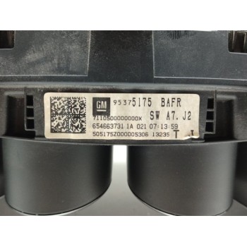 Recambio de cuadro instrumentos para opel mokka edition ecoflex referencia OEM IAM 95375175  