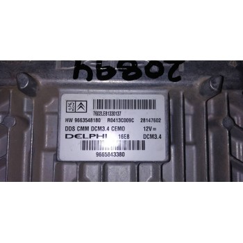 Recambio de centralita motor uce para citroën c5 berlina exclusive referencia OEM IAM 9665843380  