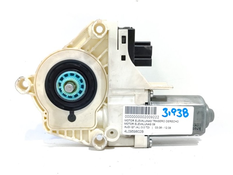 Recambio de motor elevalunas trasero derecho para audi q7 (4l) 3.0 tdi referencia OEM IAM 4L0959802B  