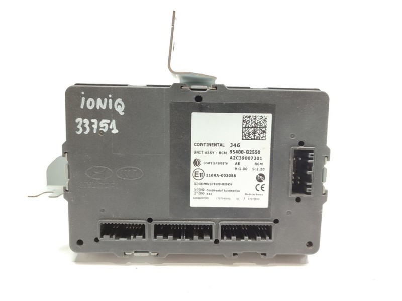 Recambio de modulo electronico para hyundai ioniq hybrid referencia OEM IAM 95400G2550  