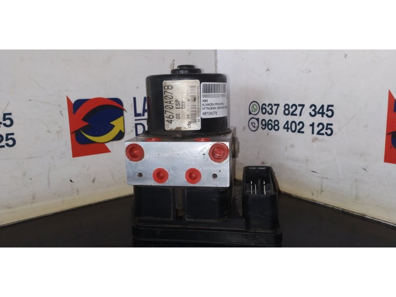 Recambio de abs para mitsubishi grandis (na0w) 2.0 di-d inform referencia OEM IAM 4670A078  