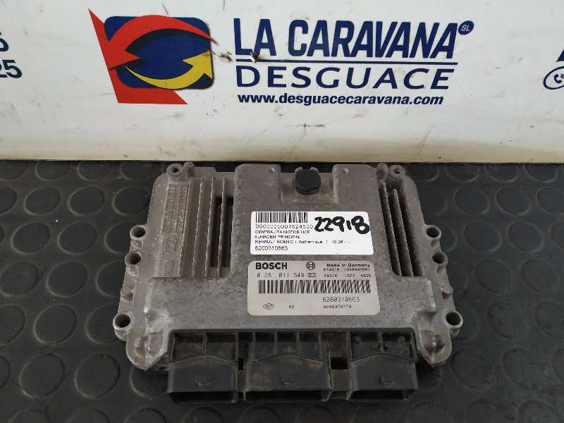 Recambio de centralita motor uce para renault scenic ii authentique referencia OEM IAM 8200310863  