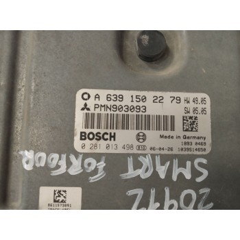 Recambio de centralita motor uce para smart forfour cdi (50kw) referencia OEM IAM A6391502279  