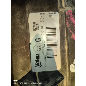 Recambio de faro izquierdo para citroën berlingo cuadro x referencia OEM IAM 89318039  
