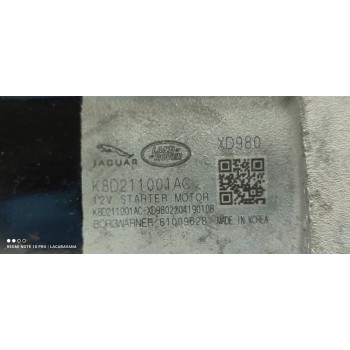 Recambio de motor arranque para land rover range rover evoque evoque hse referencia OEM IAM K8D211001AC  