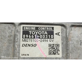 Recambio de centralita motor uce para toyota yaris (ncp1/nlp1/scp1) 1.3 expo referencia OEM IAM 896610D310  