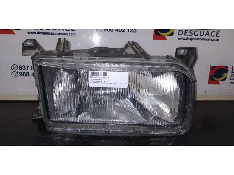 Recambio de faro derecho para volkswagen passat berlina (3a2) referencia OEM IAM   